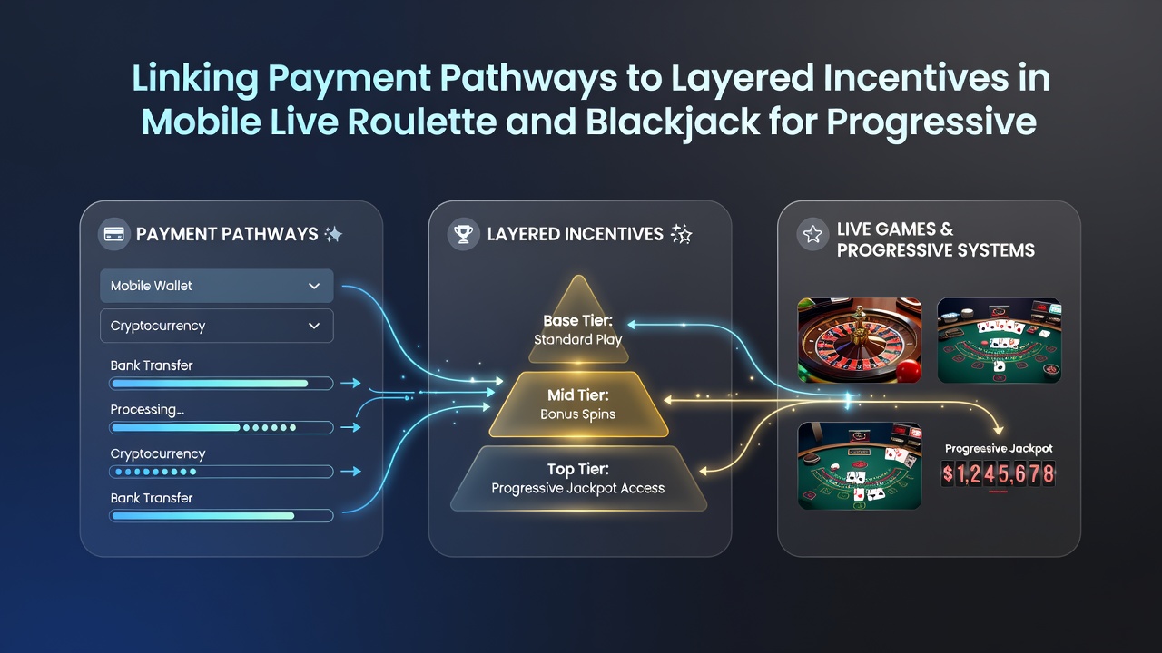 Integration von Zahlungspfaden mit progressiven Slot-Netzwerken in mobilen Live-Spielen