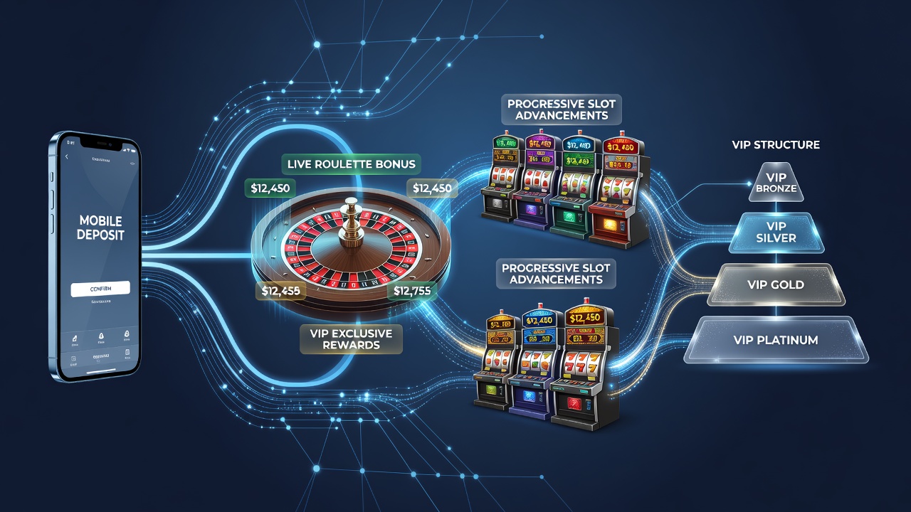 Progressive Slot-Netzwerke mit VIP-Stufen und Bonusverknüpfungen