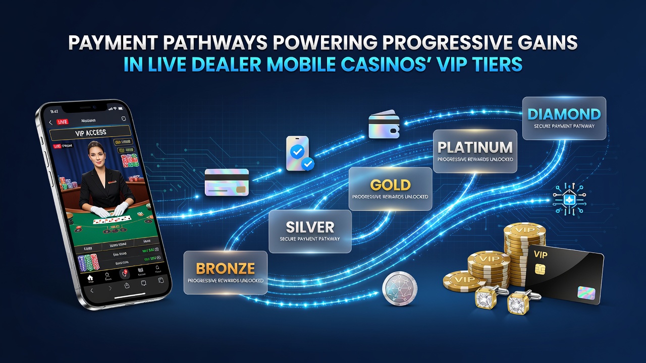 Mobile Transaktionen und progressive VIP-Gewinne in Live-Casinos