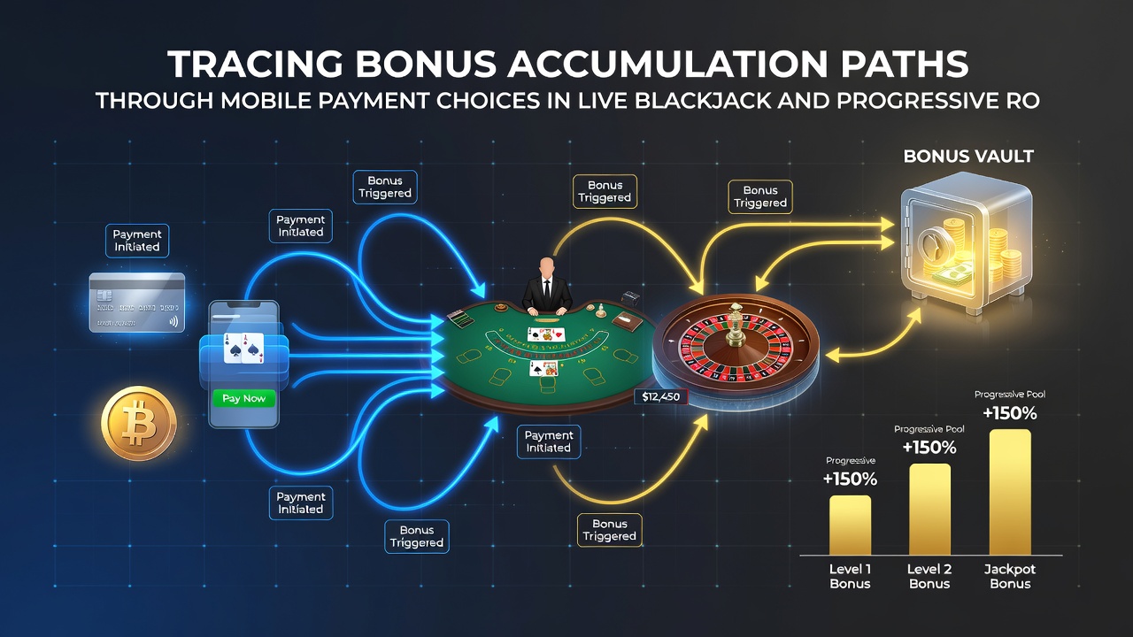 Progressive Roulette-Netzwerke und mobile Transaktionspfade für Bonusakkumulation